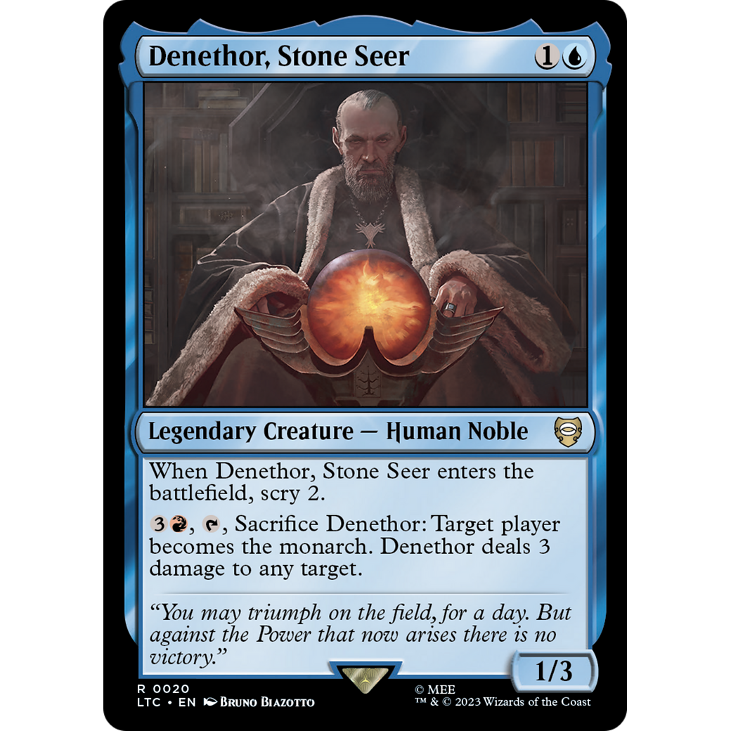 Denethor, Stone Seer (LTC-020) - Tales of Middle-earth Commander