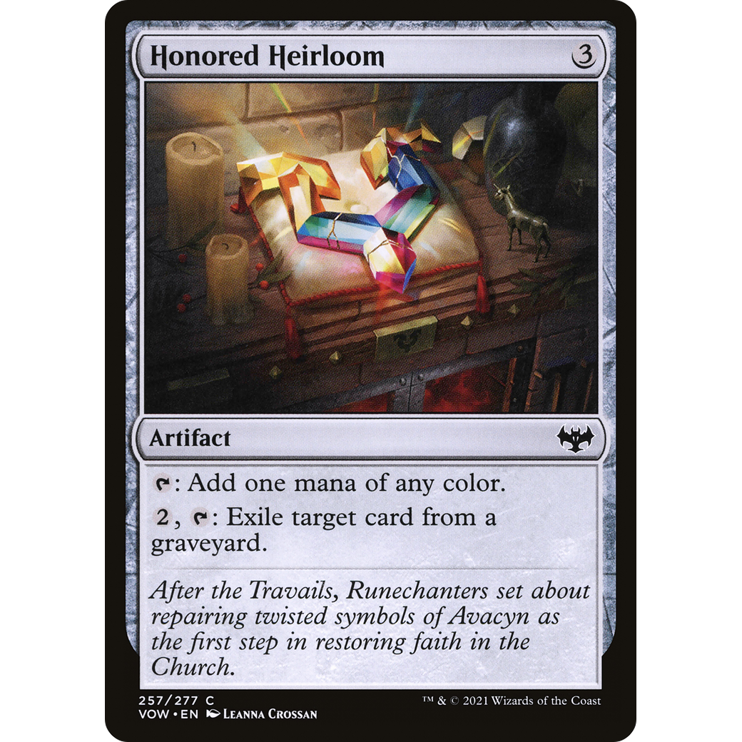 Honored Heirloom (VOW-257) - Innistrad: Crimson Vow Foil