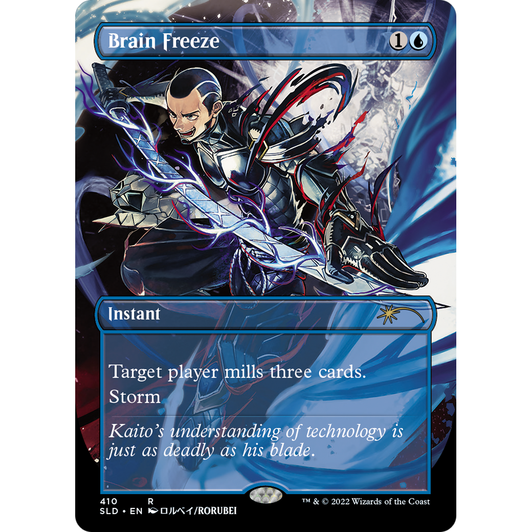 Brain Freeze (SLD-410) - Secret Lair Drop (Borderless) Foil