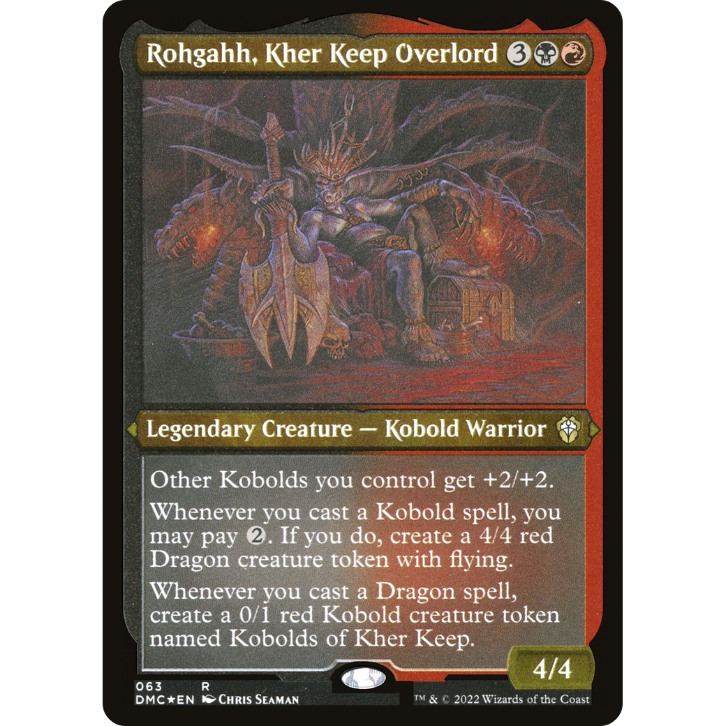 Rohgahh, Kher Keep Overlord (DMC-063) - Dominaria United Commander Etched Foil