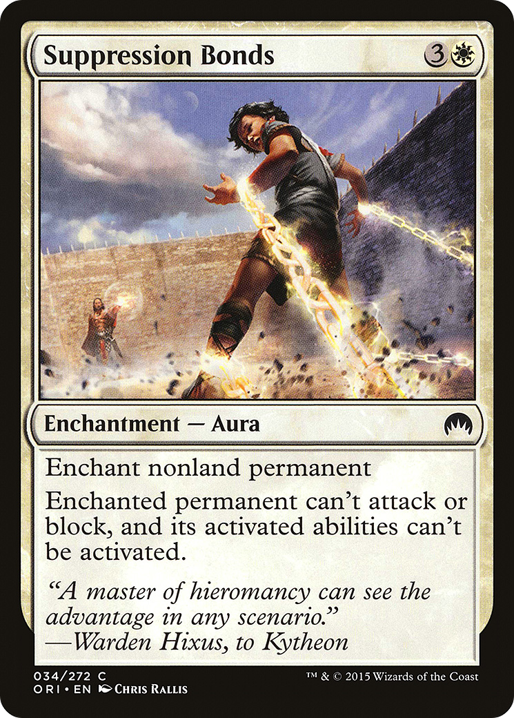 Suppression Bonds (ORI-034) - Magic Origins Foil