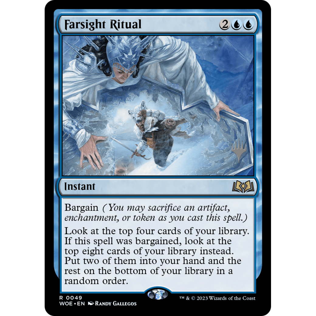 Farsight Ritual (PPWOE-49P) - Wilds of Eldraine Promos Foil