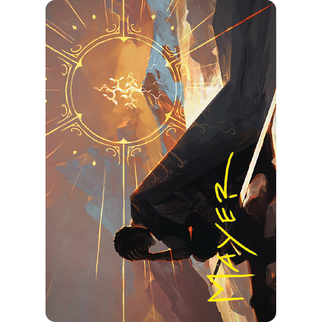 Aragorn, the Uniter // Aragorn, the Uniter (ALTR-046) - Tales of Middle-earth Art Series (Borderless) Foil
