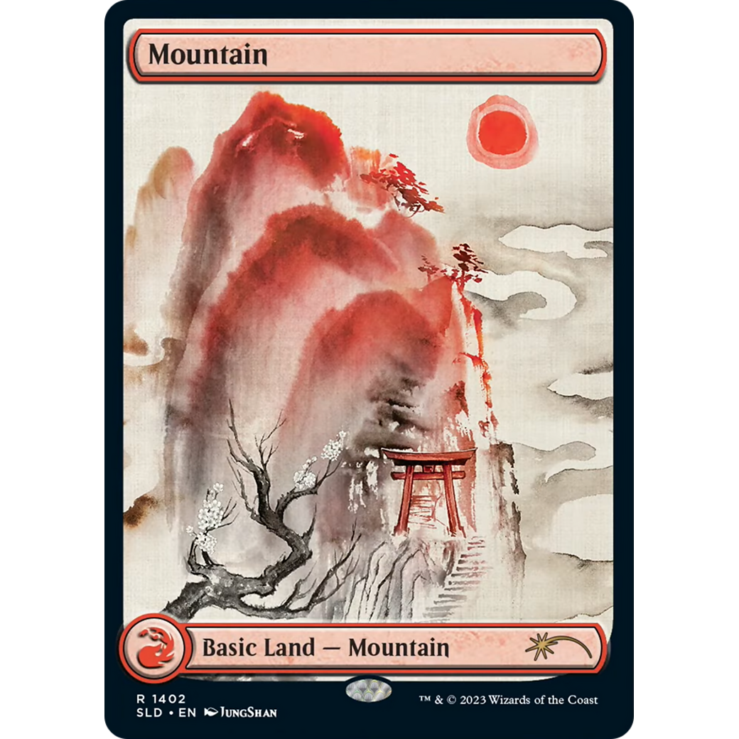 Mountain (1402) (SLD-1402) - Secret Lair Drop Foil