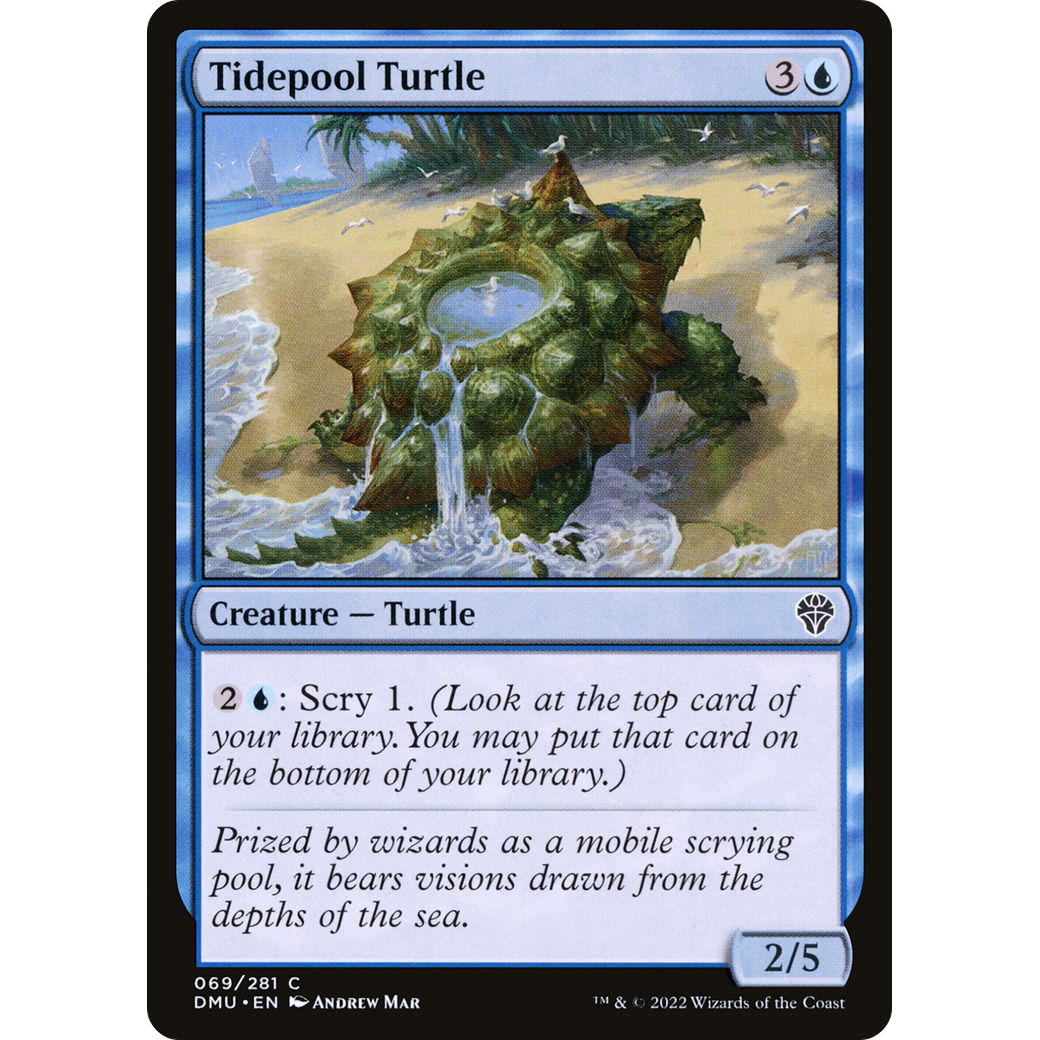 Tidepool Turtle (DMU-069) - Dominaria United