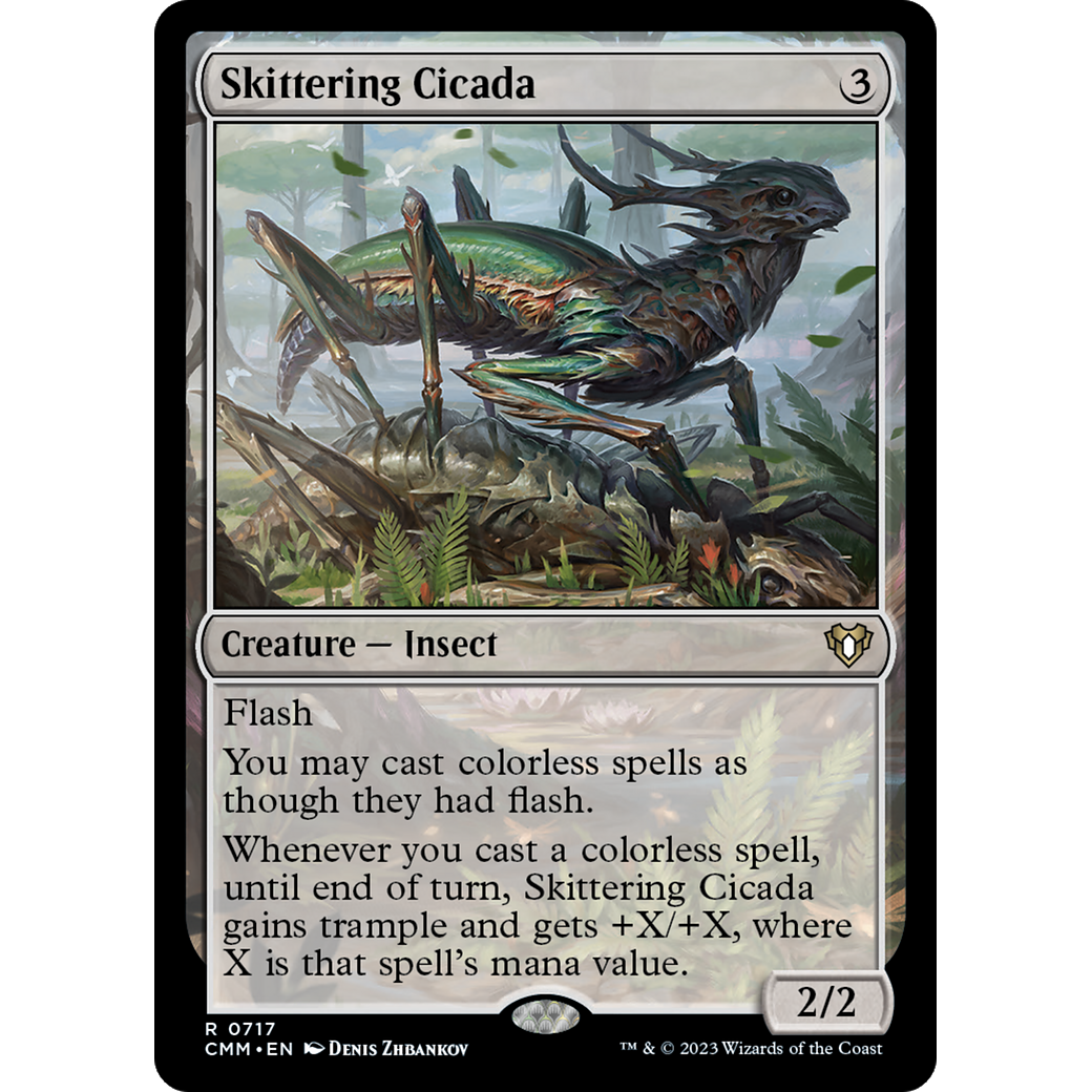 Skittering Cicada (CMM-717) - Commander Masters