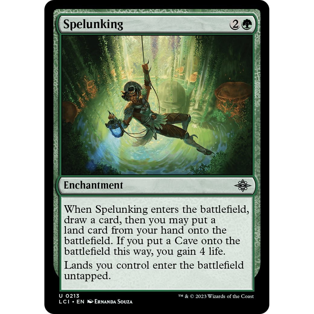 Spelunking (LCI-213) - The Lost Caverns of Ixalan Foil