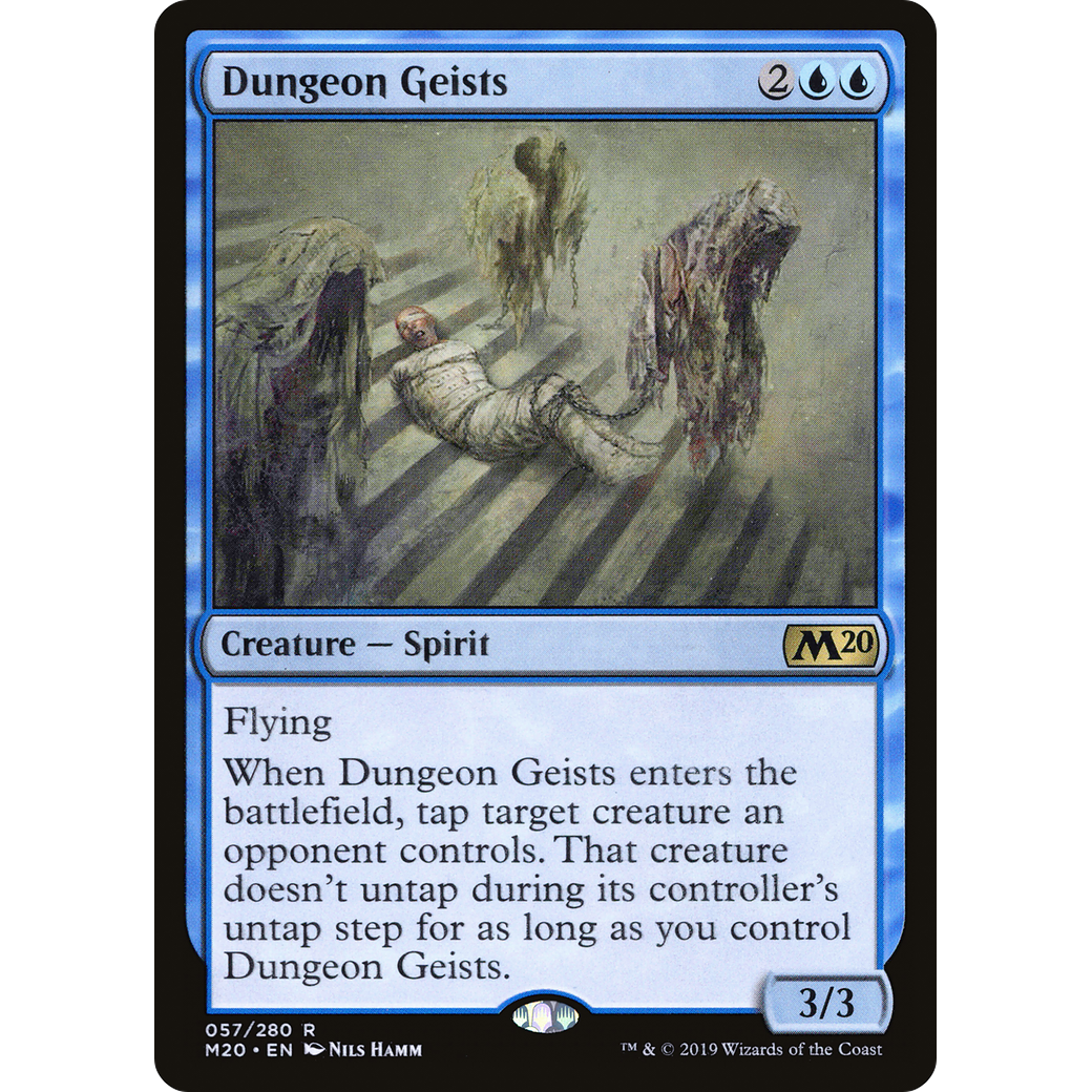 Dungeon Geists (M20-057) - Core Set 2020 Foil