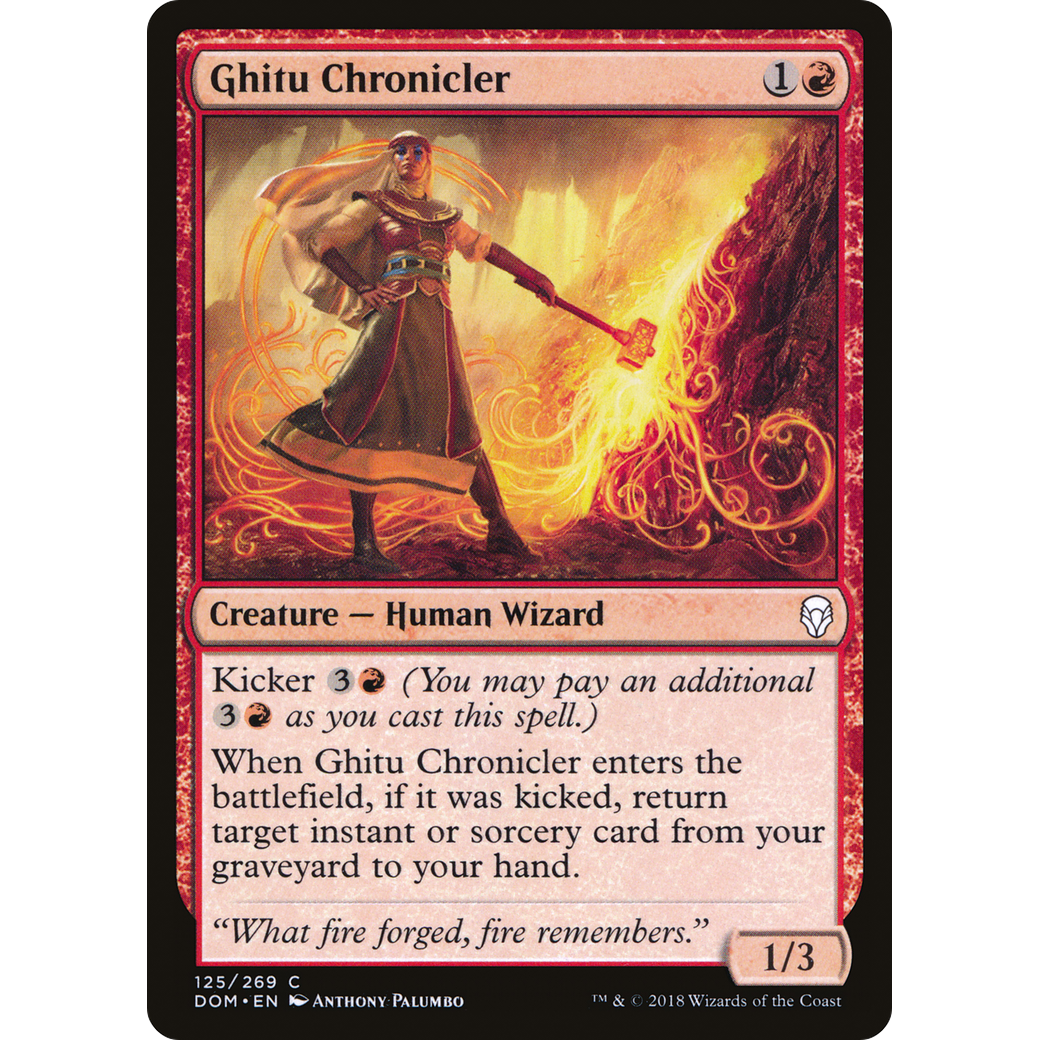 Ghitu Chronicler (DOM-125) - Dominaria Foil