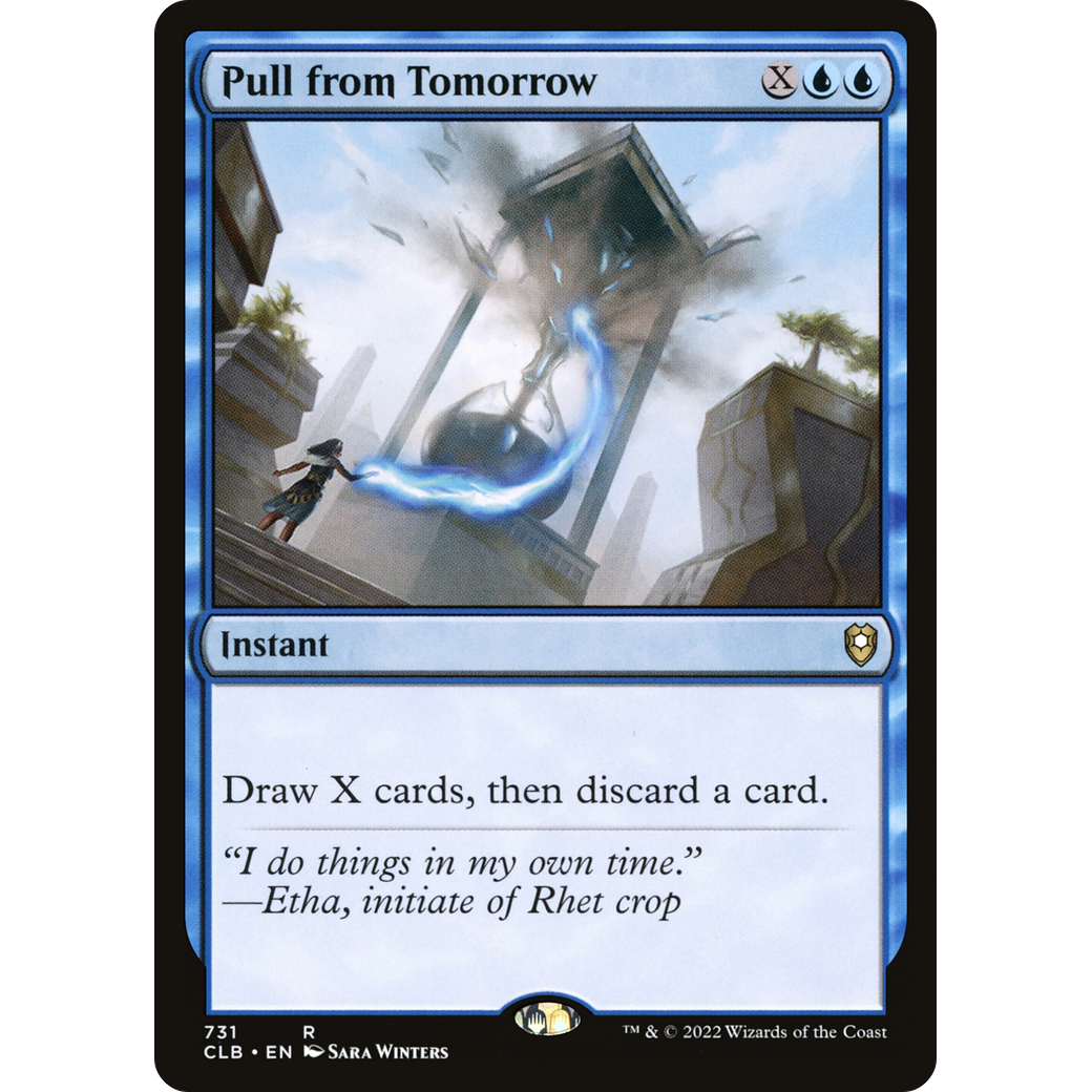 Pull from Tomorrow (CLB-731) - Commander Legends: Battle for Baldur's Gate