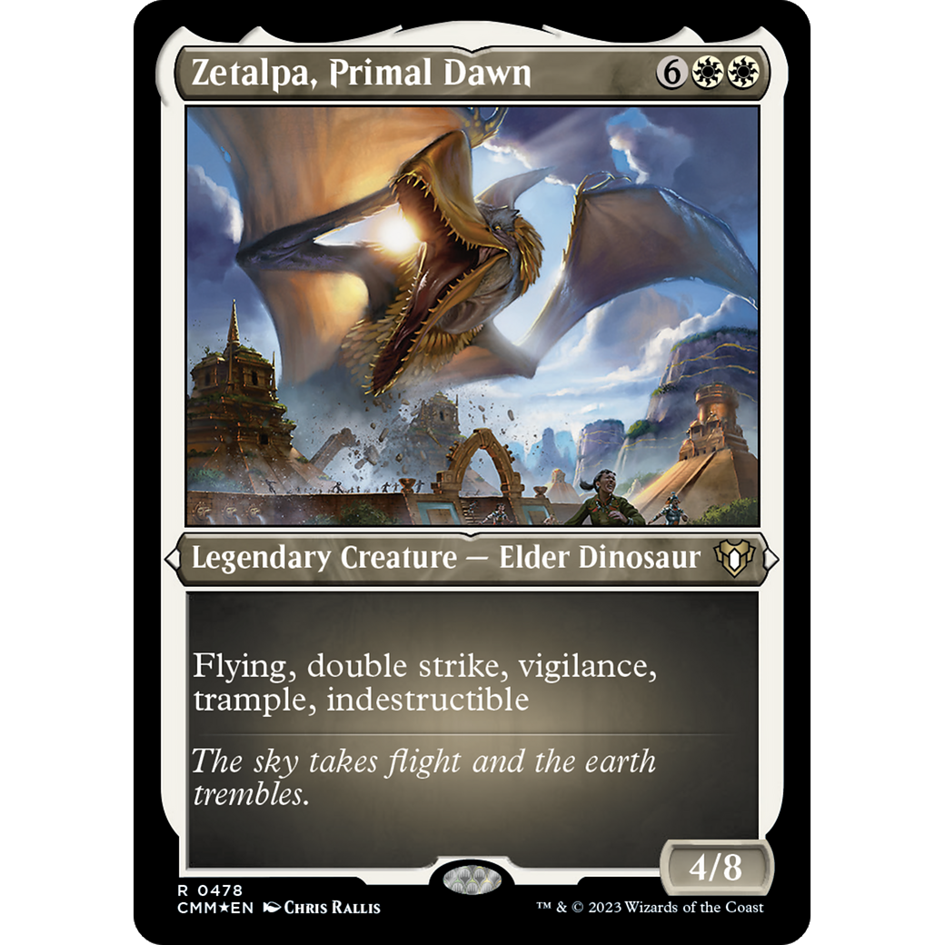 Zetalpa, Primal Dawn (CMM-478) - Commander Masters Etched Foil