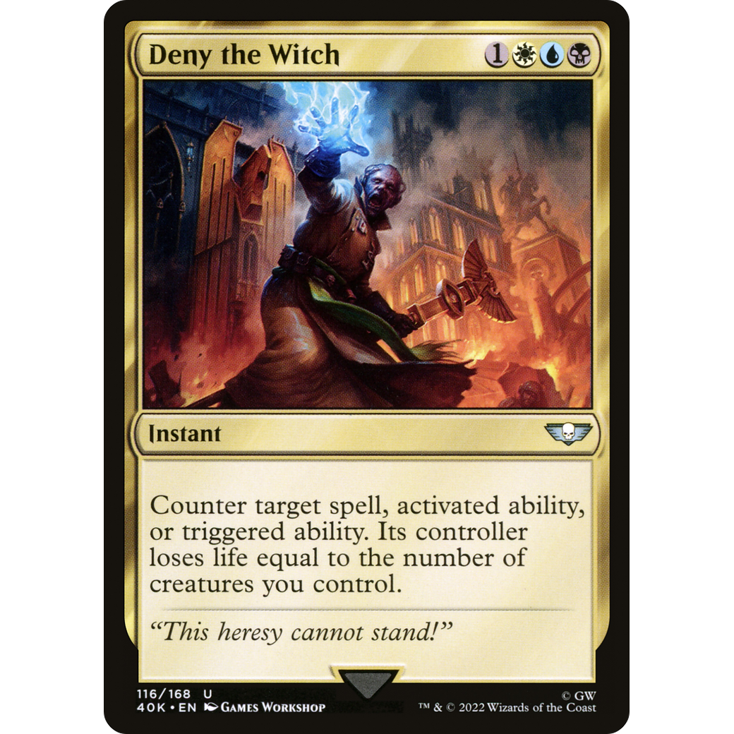 Deny the Witch (40K-116) - Warhammer 40,000 Commander