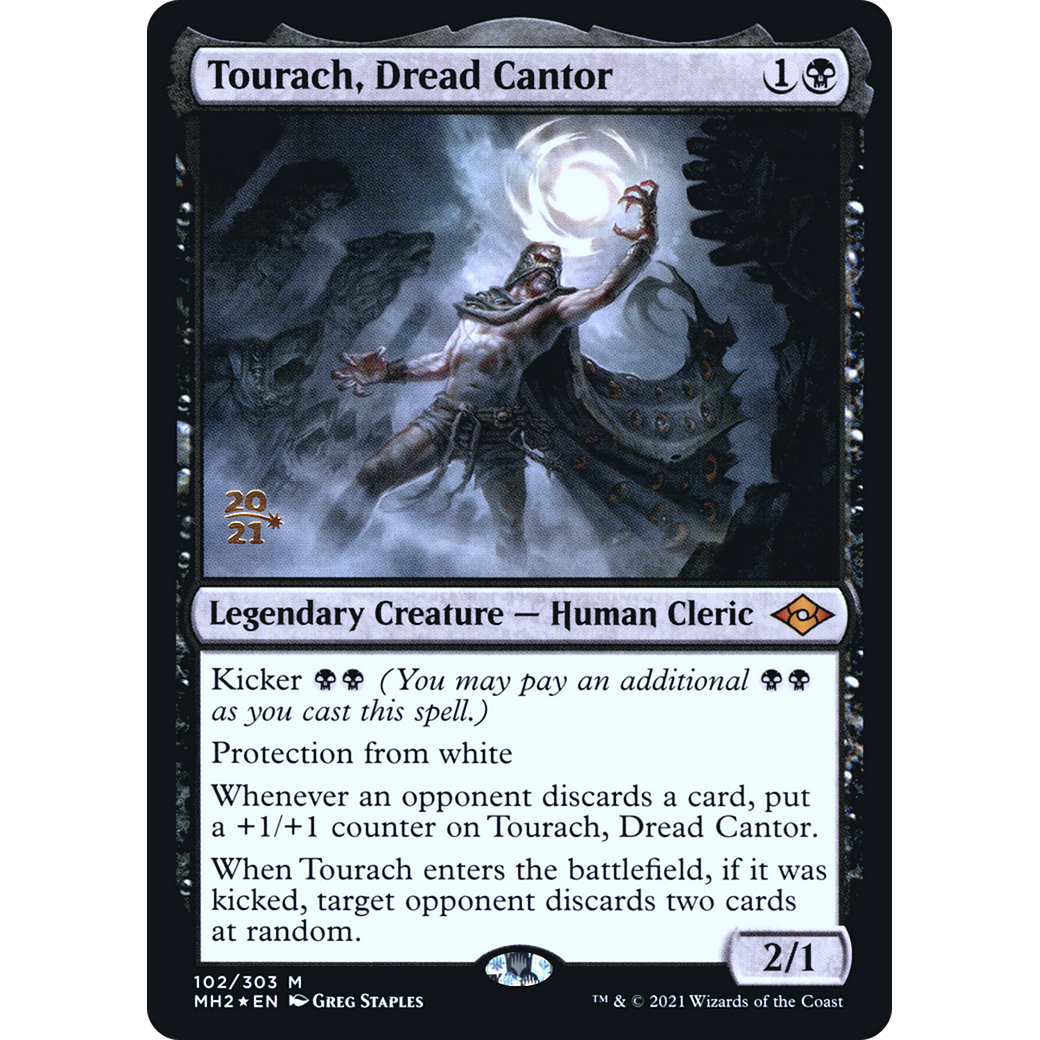Tourach, Dread Cantor (PRE-102) - Modern Horizons 2 Promos Foil