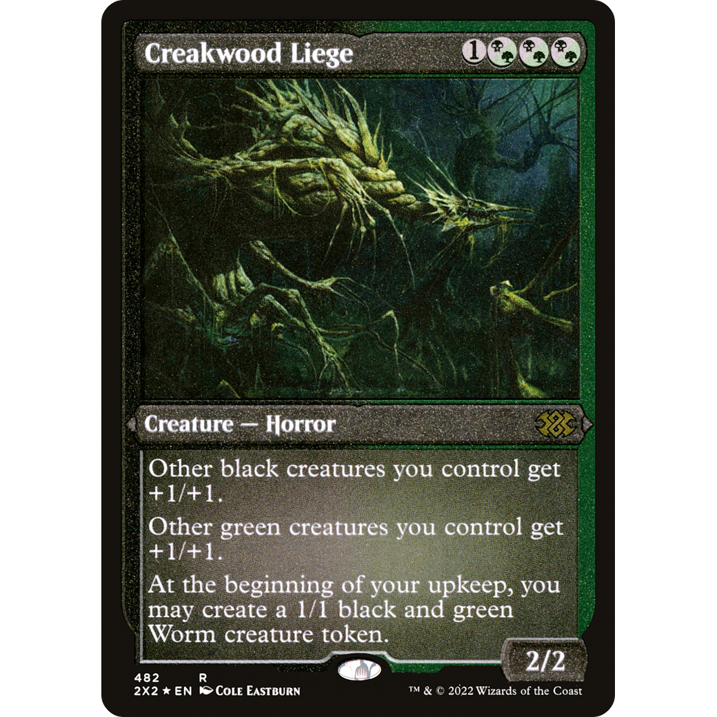 Creakwood Liege (Foil Etched) (2X2-482) - Double Masters 2022 Foil