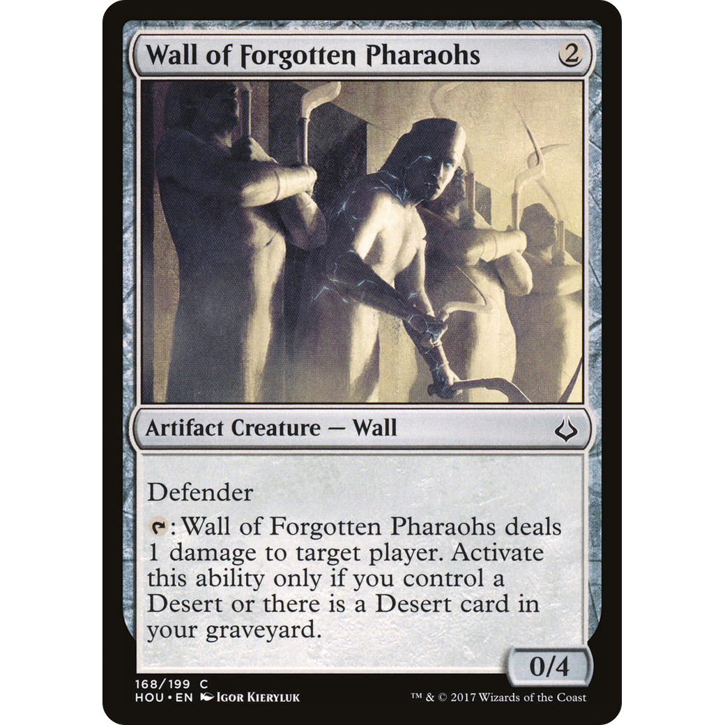Wall of Forgotten Pharaohs (HOU-168) - Hour of Devastation Foil