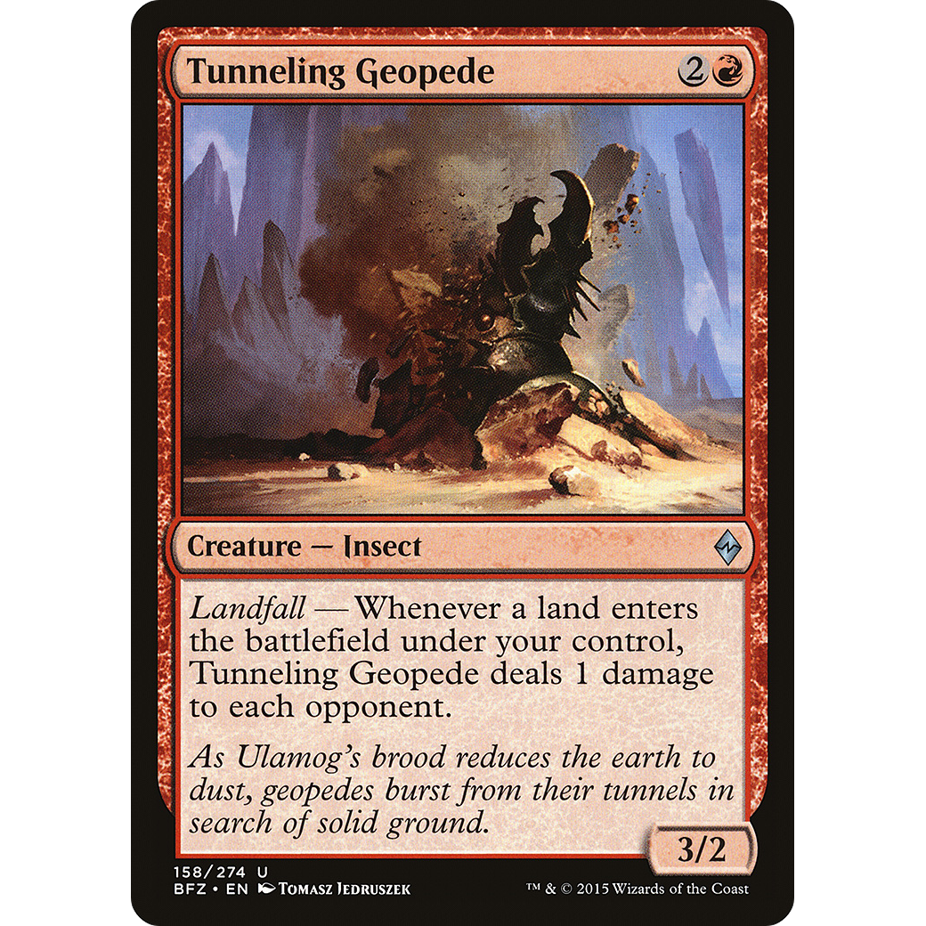 Tunneling Geopede (BFZ-158) - Battle for Zendikar