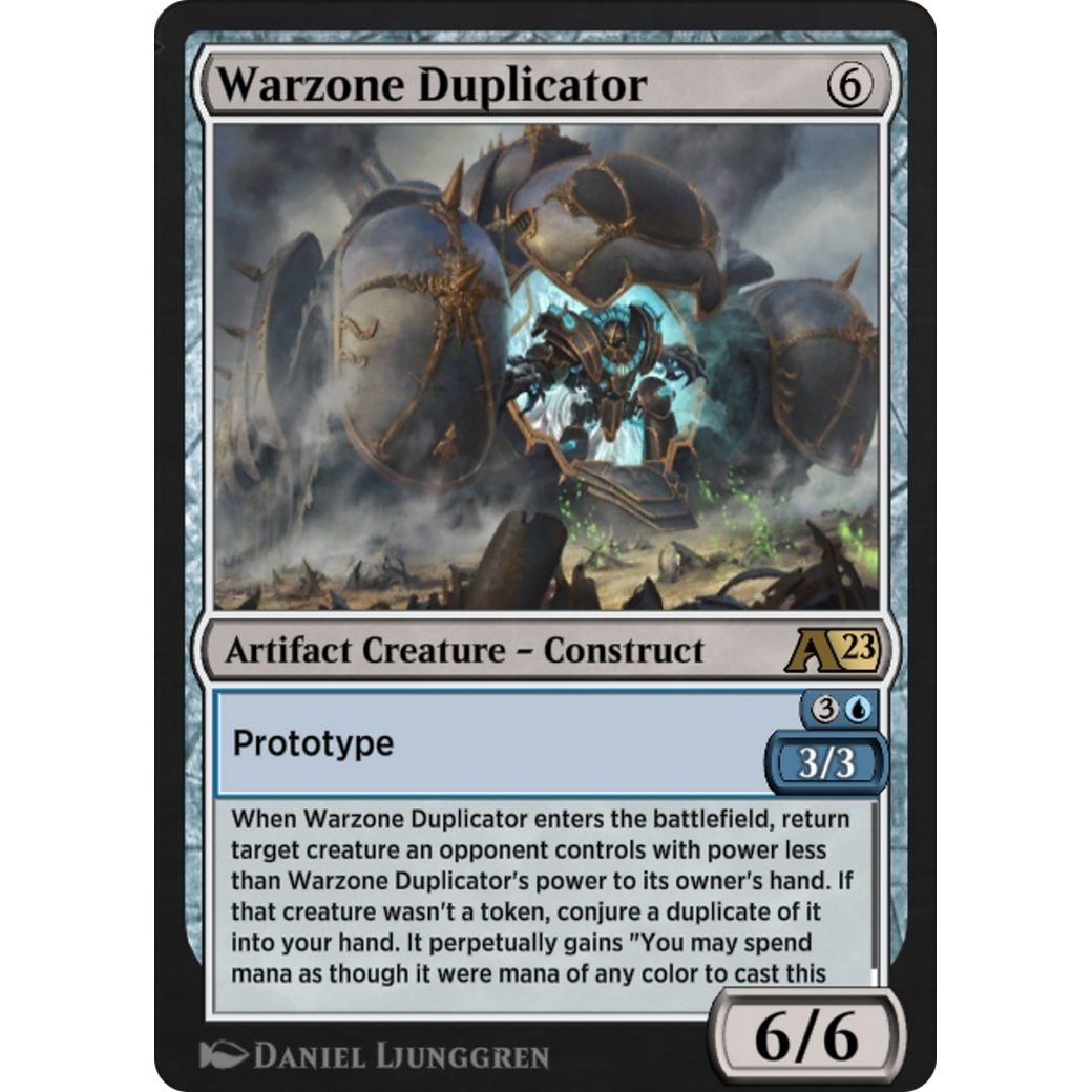 Warzone Duplicator (YBRO-030) - Alchemy: The Brothers' War
