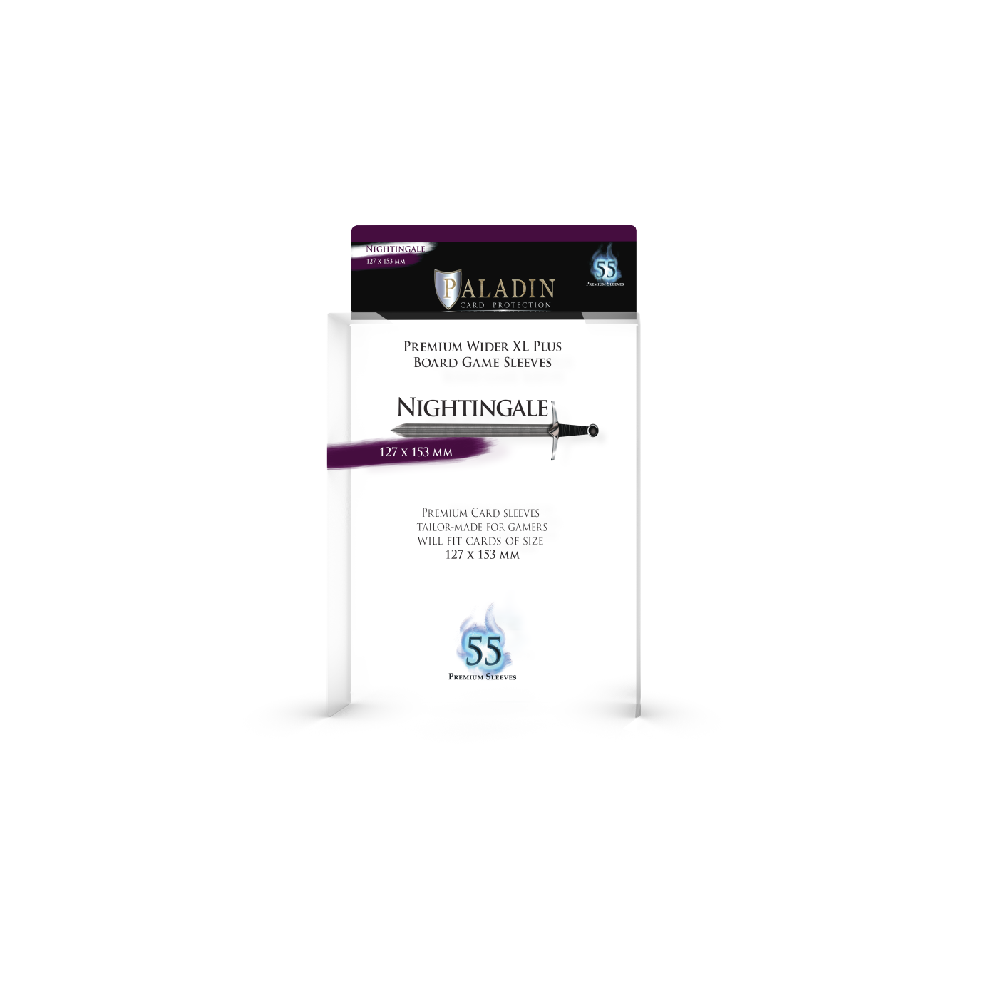 Paladin Card Protectors - Clear Gloss Ultra Large Sizes: Ragnelle – 103x128mm