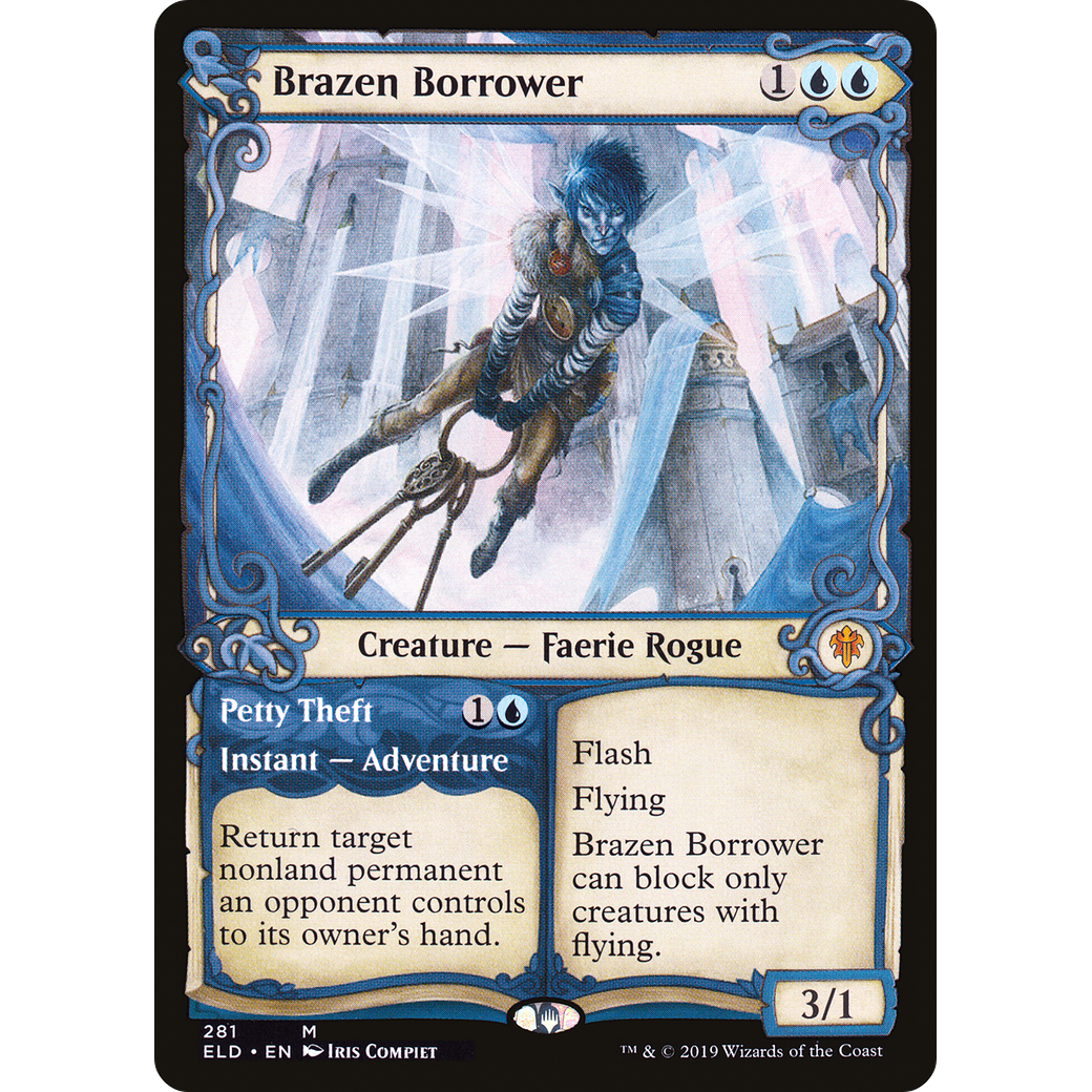 Brazen Borrower (Showcase) (ELD-281) - Throne of Eldraine: (Showcase) Foil