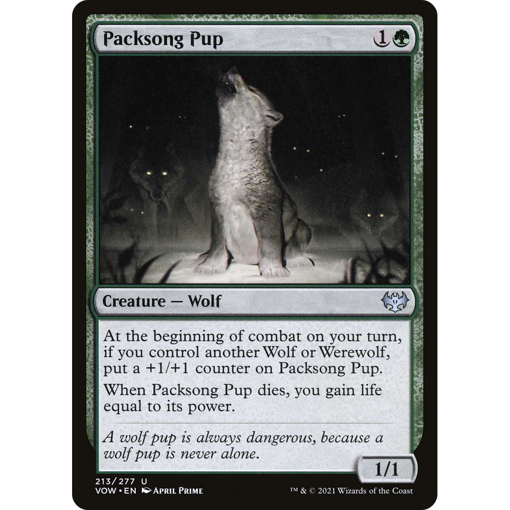 Packsong Pup (VOW-213) - Innistrad: Crimson Vow