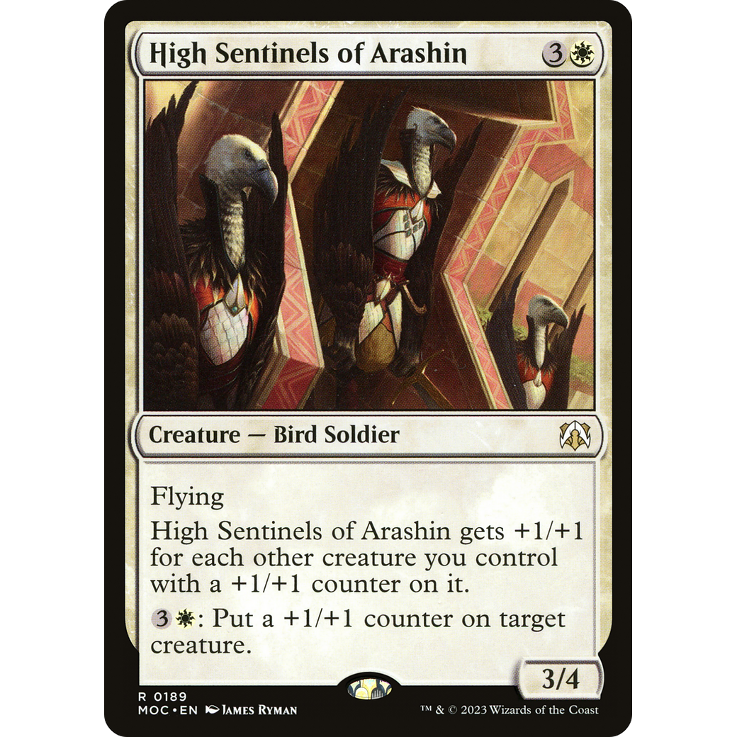 High Sentinels of Arashin (MOC-189) - March of the Machine Commander