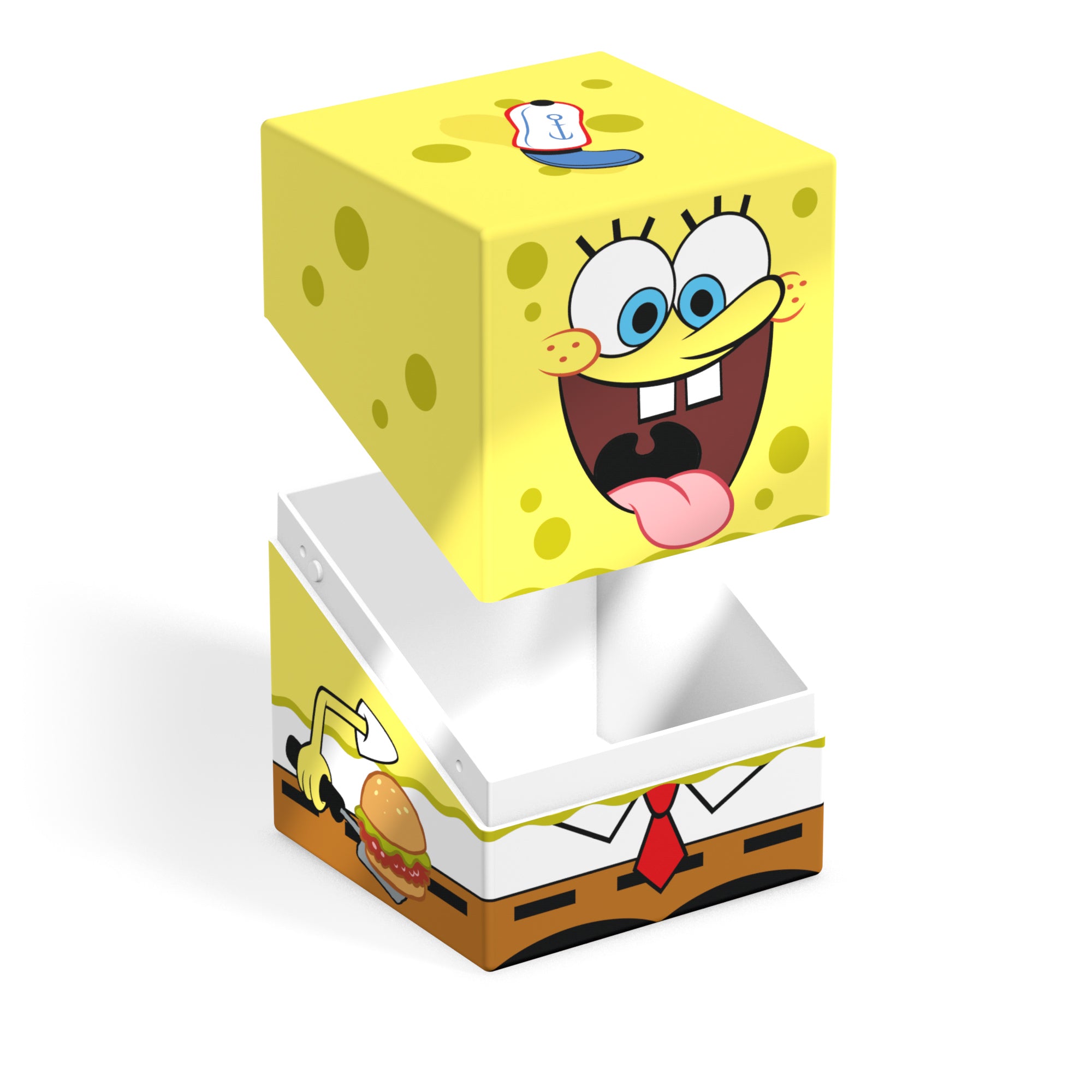 Squaroes: Spongebob SquarePants - SpongeBob Fry Cook 100+ Deck Box (Chase Figure) (Pre-Order) (11/25/2024 Release)