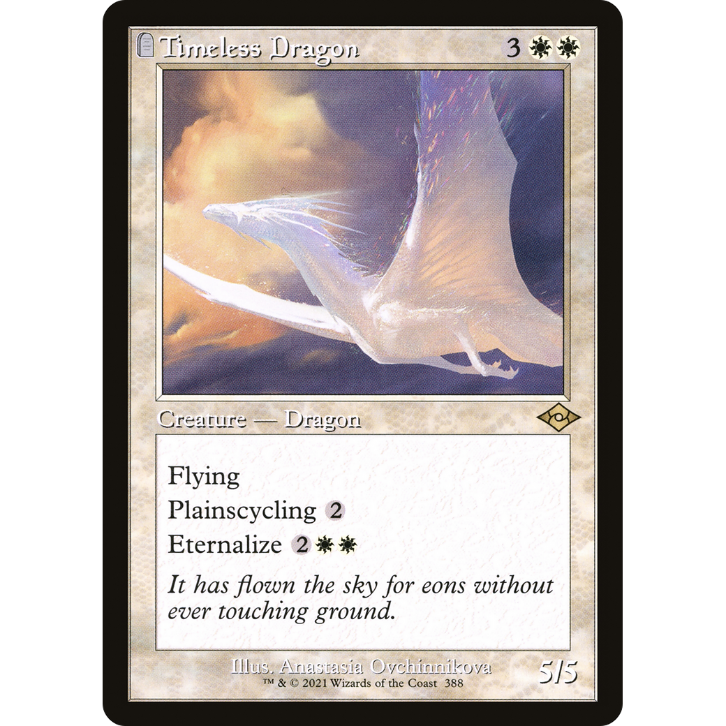 Timeless Dragon (Retro Frame) (MH2-388) - Modern Horizons 2: (tombstone)