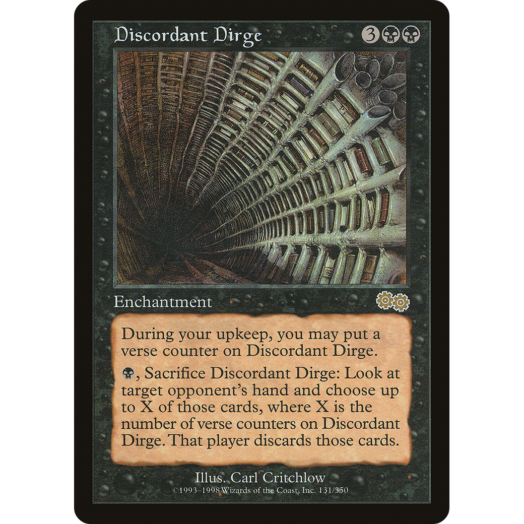 Discordant Dirge (USG-131) - Urza's Saga