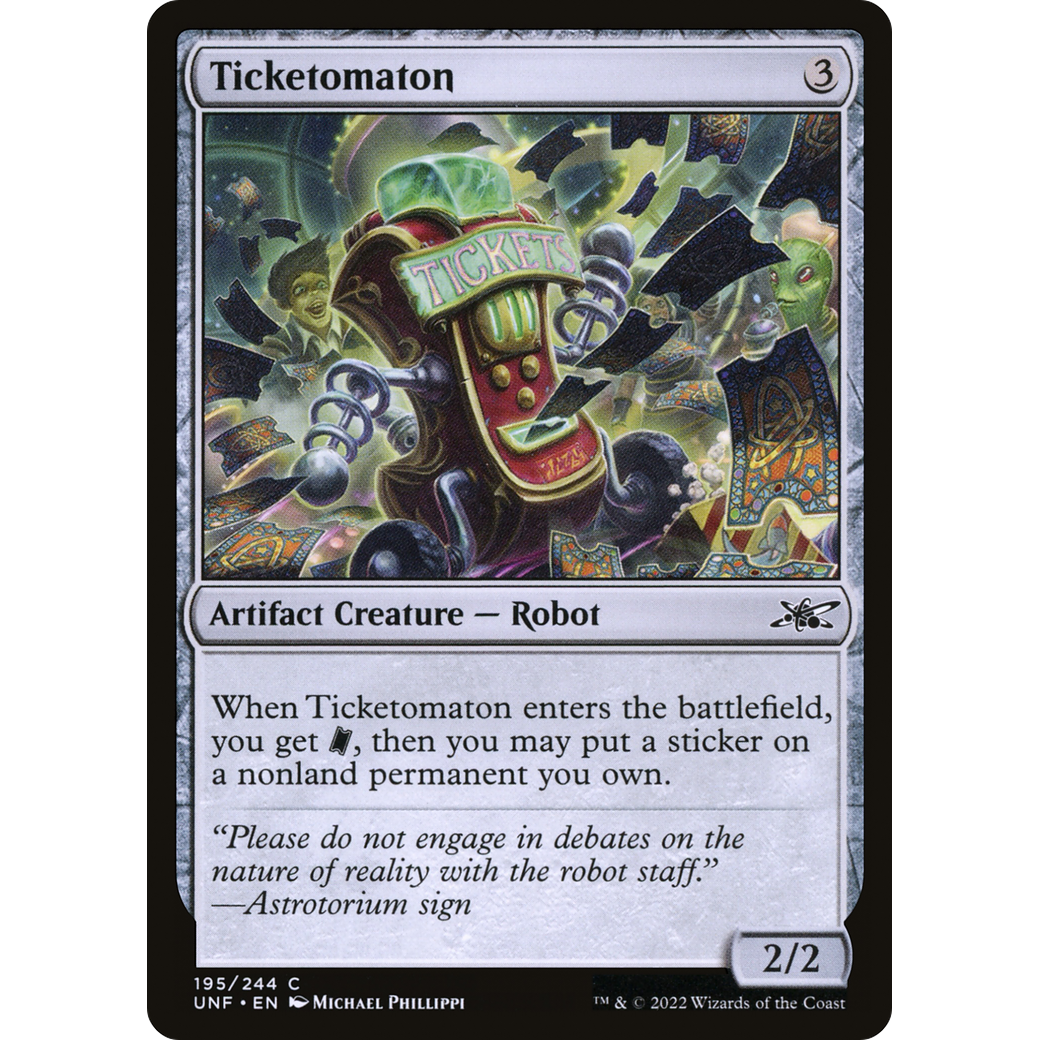 Ticketomaton (UNF-195) - Unfinity