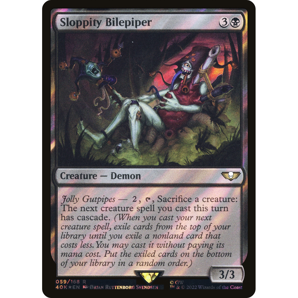 Sloppity Bilepiper (40K-059) - Warhammer 40,000 Commander Foil