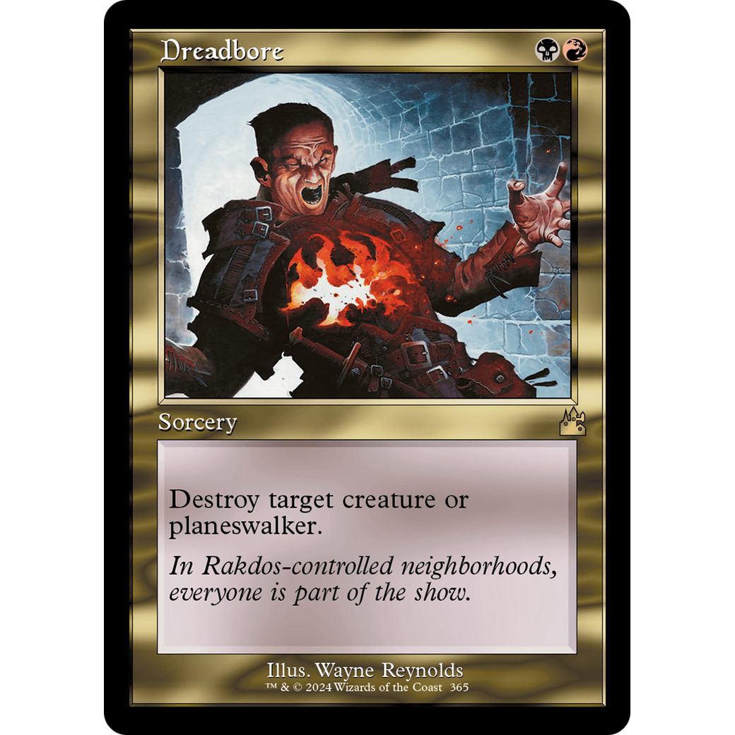 Dreadbore (RVR-365) - Ravnica Remastered Foil