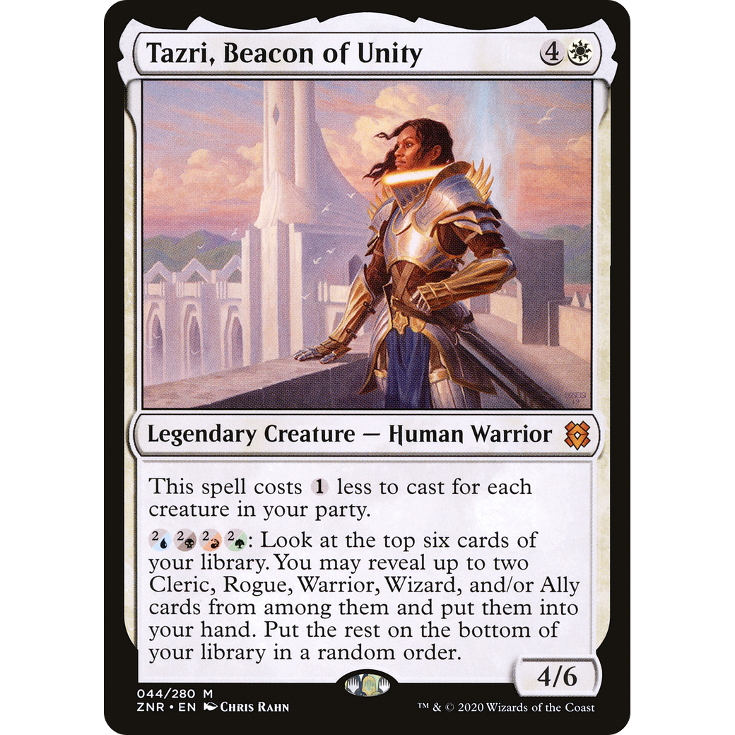 Tazri, Beacon of Unity (ZNR-044) - Zendikar Rising Foil