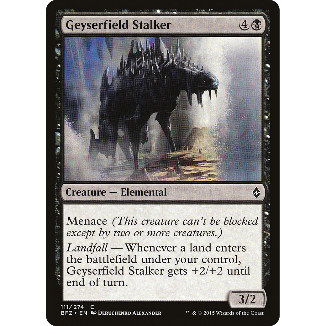 Geyserfield Stalker (BFZ-111) - Battle for Zendikar