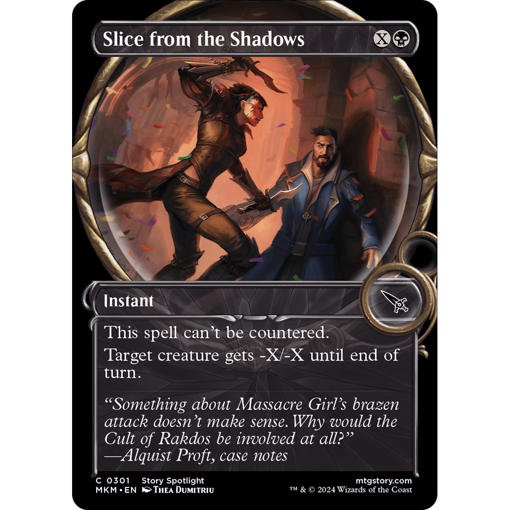 Slice from the Shadows (MKM-301) - Murders at Karlov Manor: (Showcase)