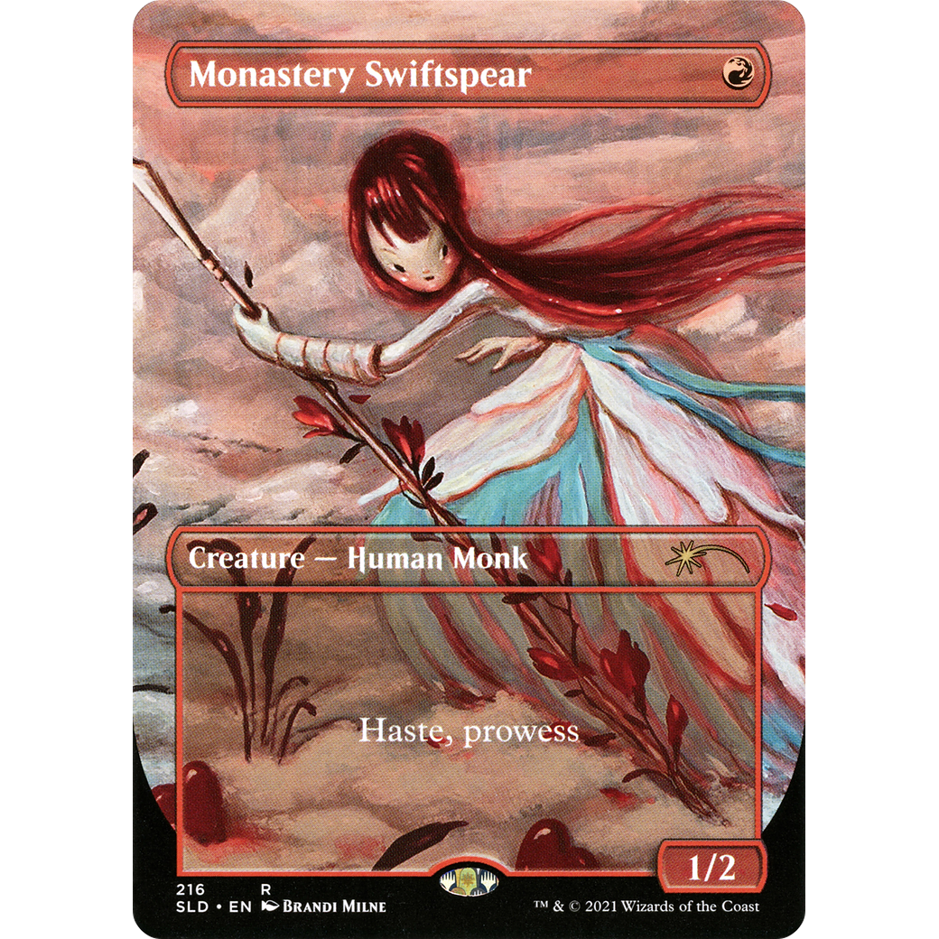 Monastery Swiftspear (SLD-216) - Secret Lair Drop (Borderless)