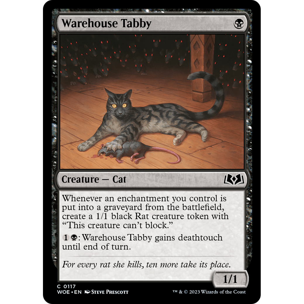 Warehouse Tabby (WOE-117) - Wilds of Eldraine