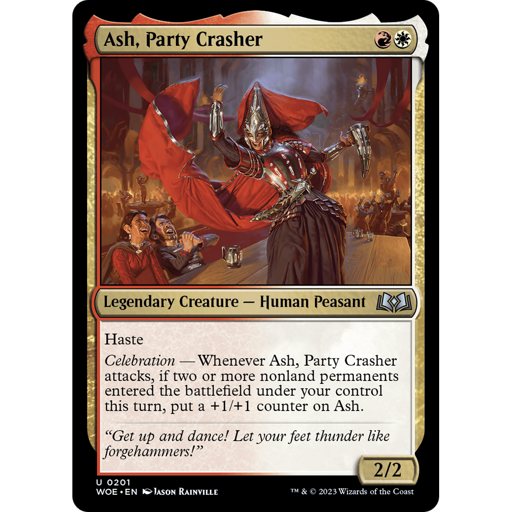 Ash, Party Crasher (WOE-201) - Wilds of Eldraine Foil
