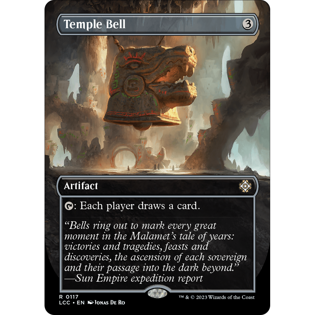 Temple Bell (LCC-117) - The Lost Caverns of Ixalan Commander (Borderless) Foil