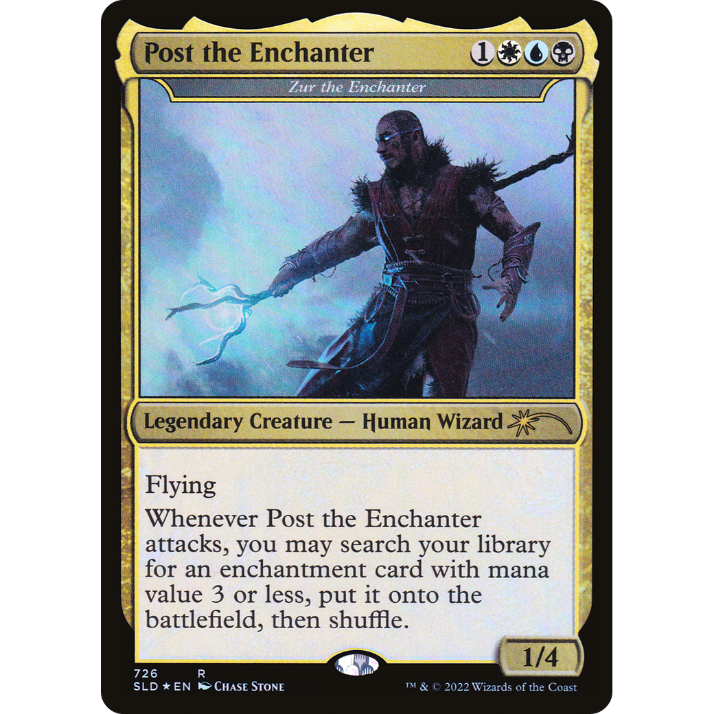 Post the Enchanter - Zur the Enchanter (SLD-726) - Secret Lair Drop / Post the Enchanter Foil