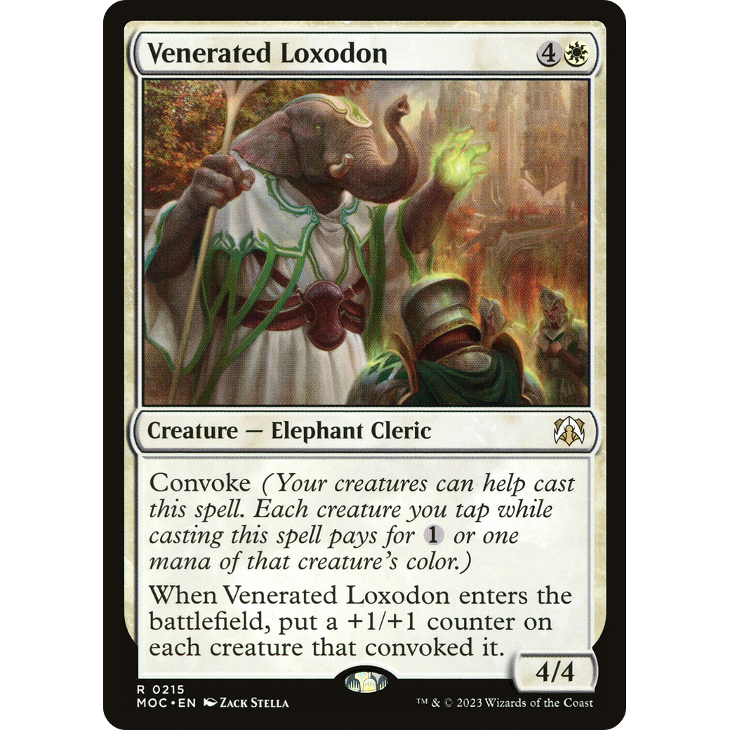 Venerated Loxodon (MOC-215) - March of the Machine Commander