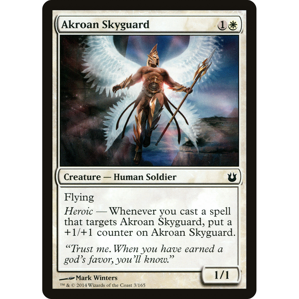 Akroan Skyguard (BNG-003) - Born of the Gods Foil