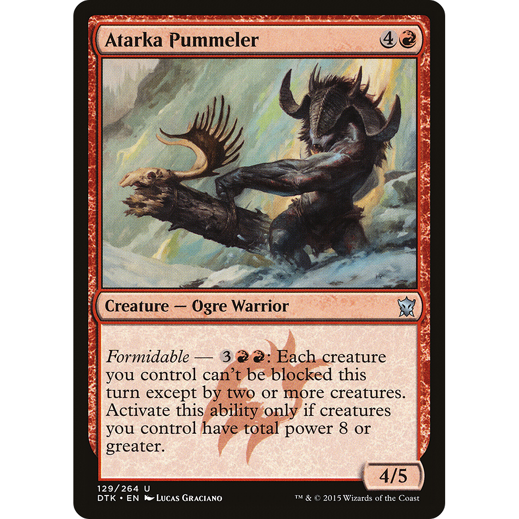 Atarka Pummeler (DTK-129) - Dragons of Tarkir Foil