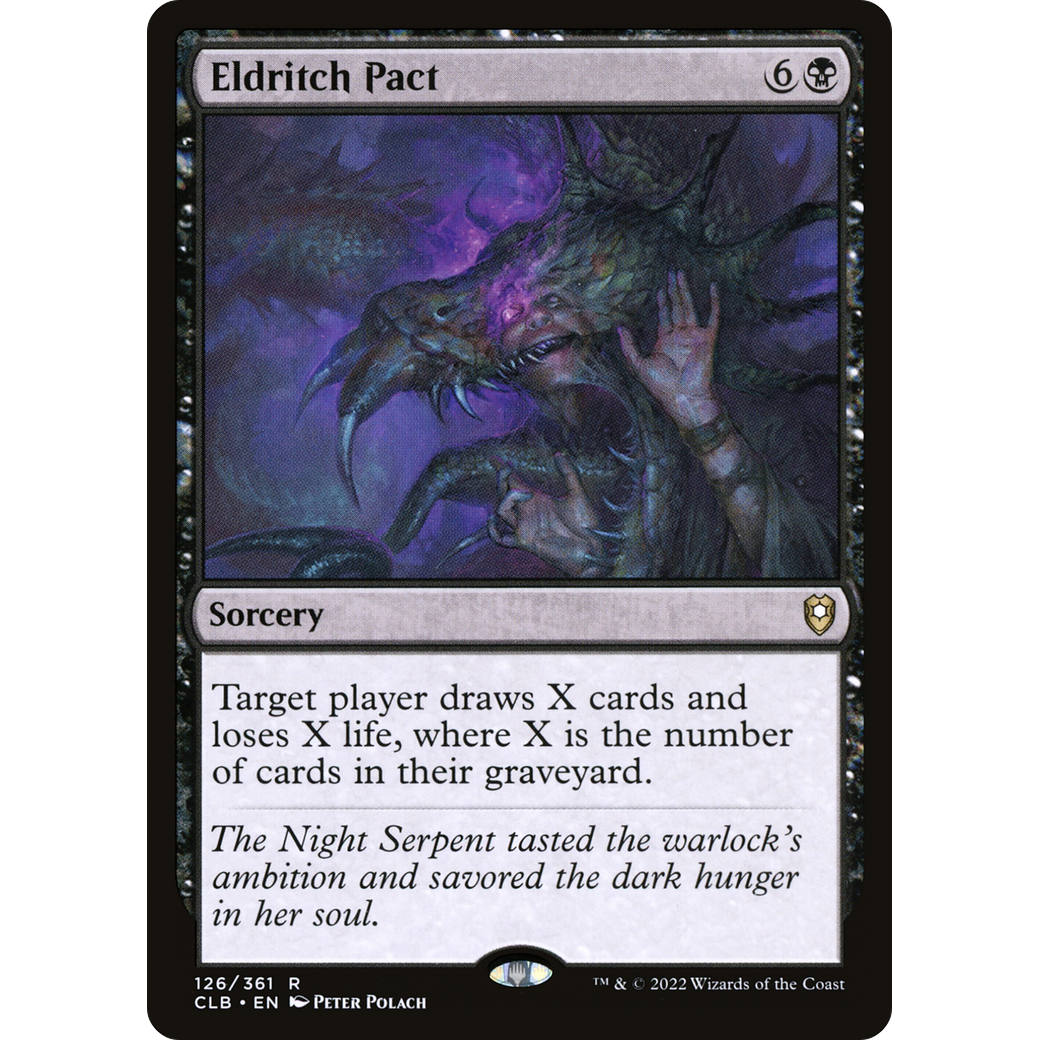 Eldritch Pact (CLB-126) - Commander Legends: Battle for Baldur's Gate Foil