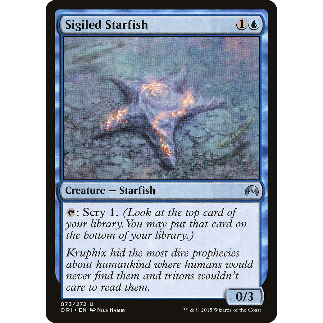 Sigiled Starfish (ORI-073) - Magic Origins