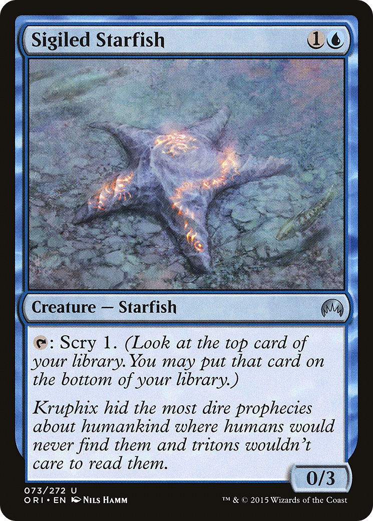Sigiled Starfish (ORI-073) - Magic Origins Foil