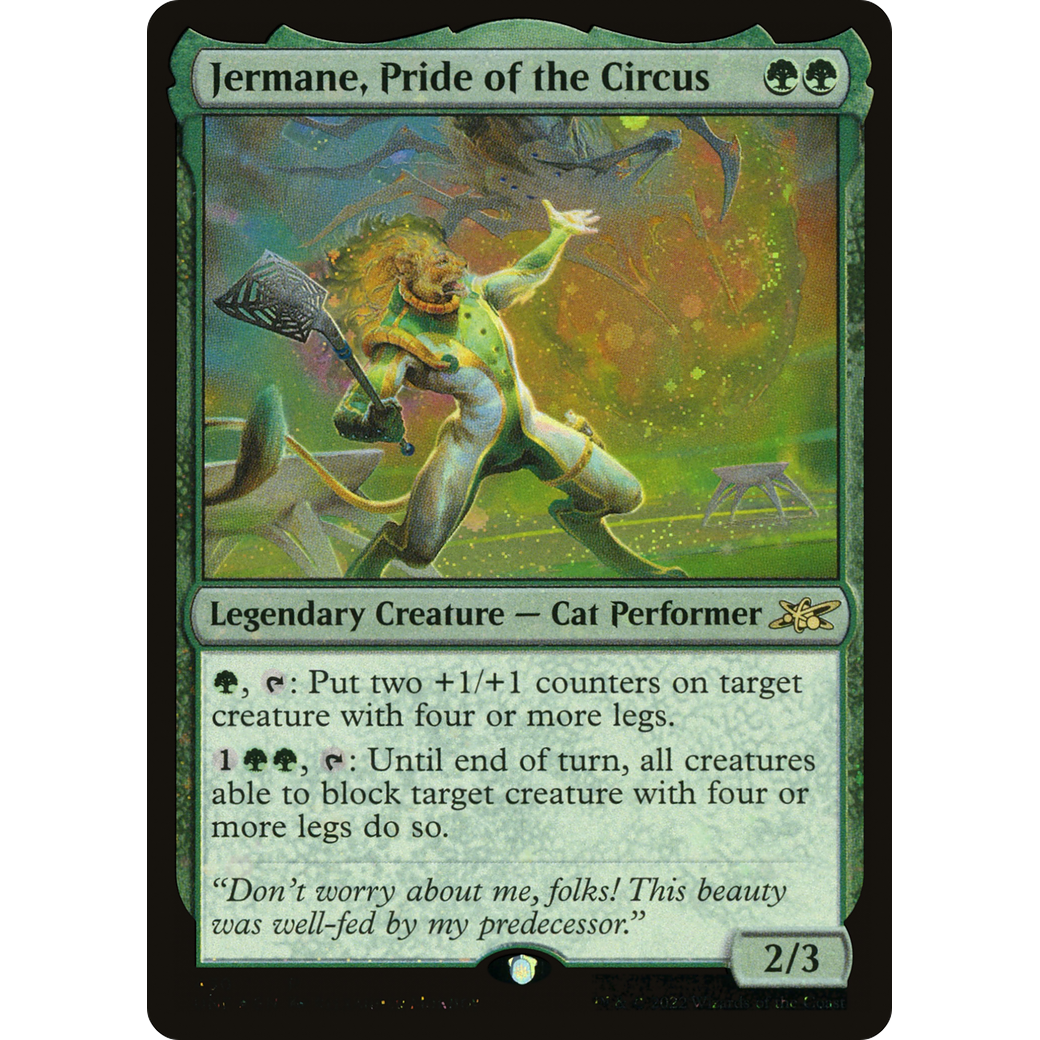 Jermane, Pride of the Circus (Galaxy Foil) (UNF-430) - Unfinity Foil