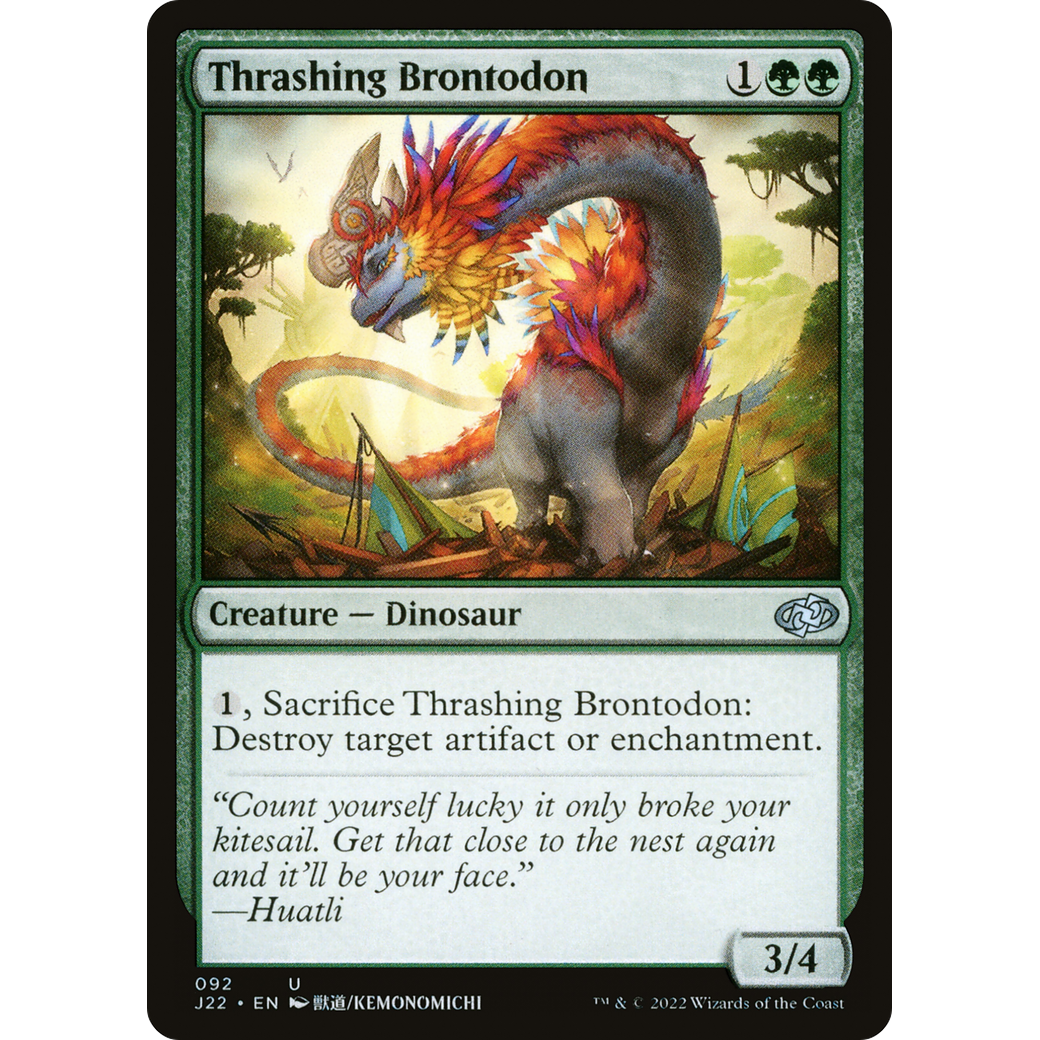 Thrashing Brontodon (J22-092) - Jumpstart 2022