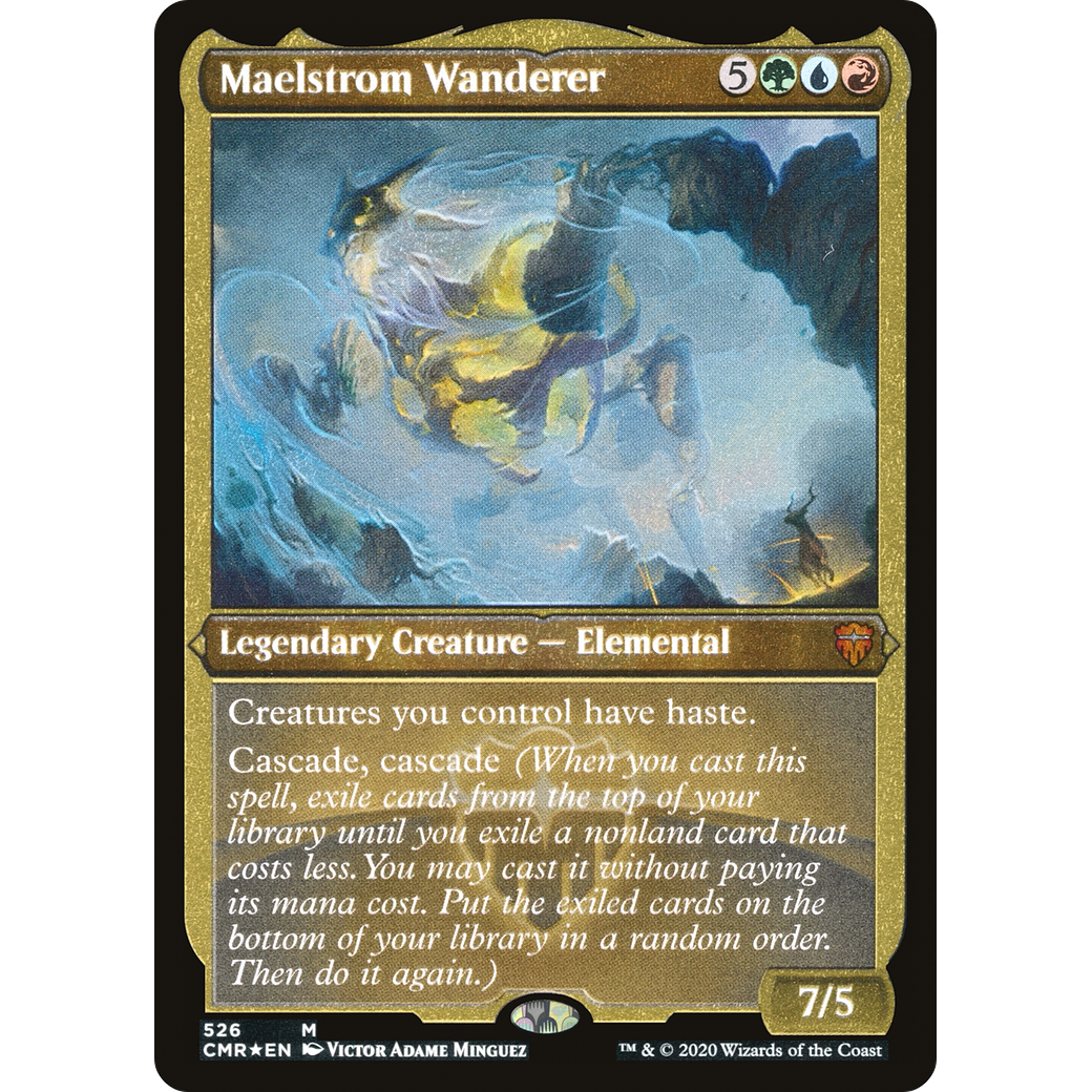 Maelstrom Wanderer (Foil Etched) (CMR-526) - Commander Legends Foil