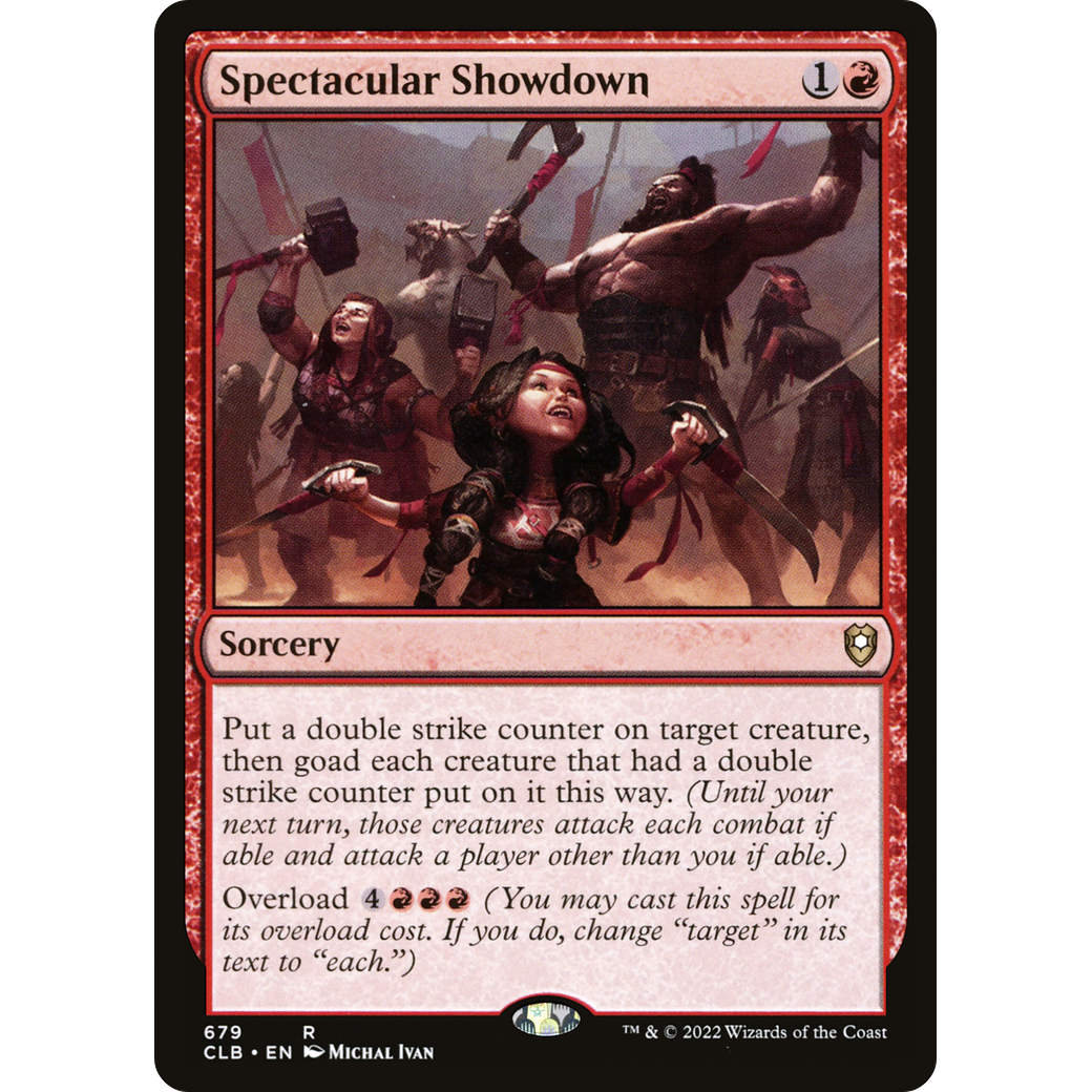 Spectacular Showdown (CLB-679) - Commander Legends: Battle for Baldur's Gate