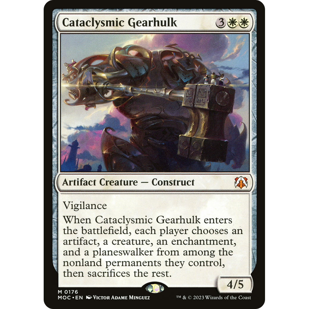 Cataclysmic Gearhulk (MOC-176) - March of the Machine Commander